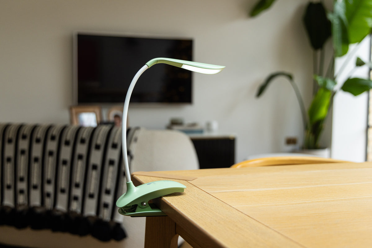 Smart Clip-On Lamp - Sage Green