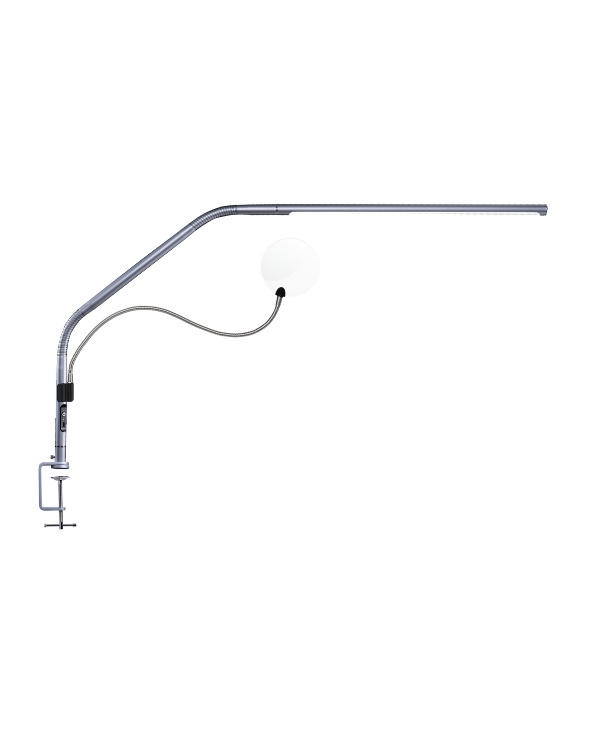 Slimline 4 Table (Ice Grey) & Magnifier Bundle