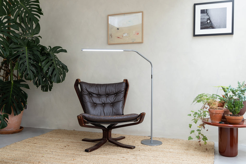 Slimline 4 Floor Lamp - Ice Grey